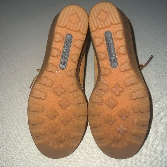 Timberland size 8M Women's Earthkeepers Amston wedge Boot 6 inch wheat - Picture 9 of 11